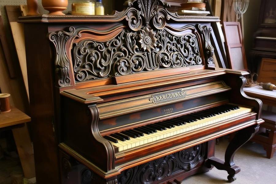 Antique Piano Restoration in Surprise AZ by Ulricquero Co.